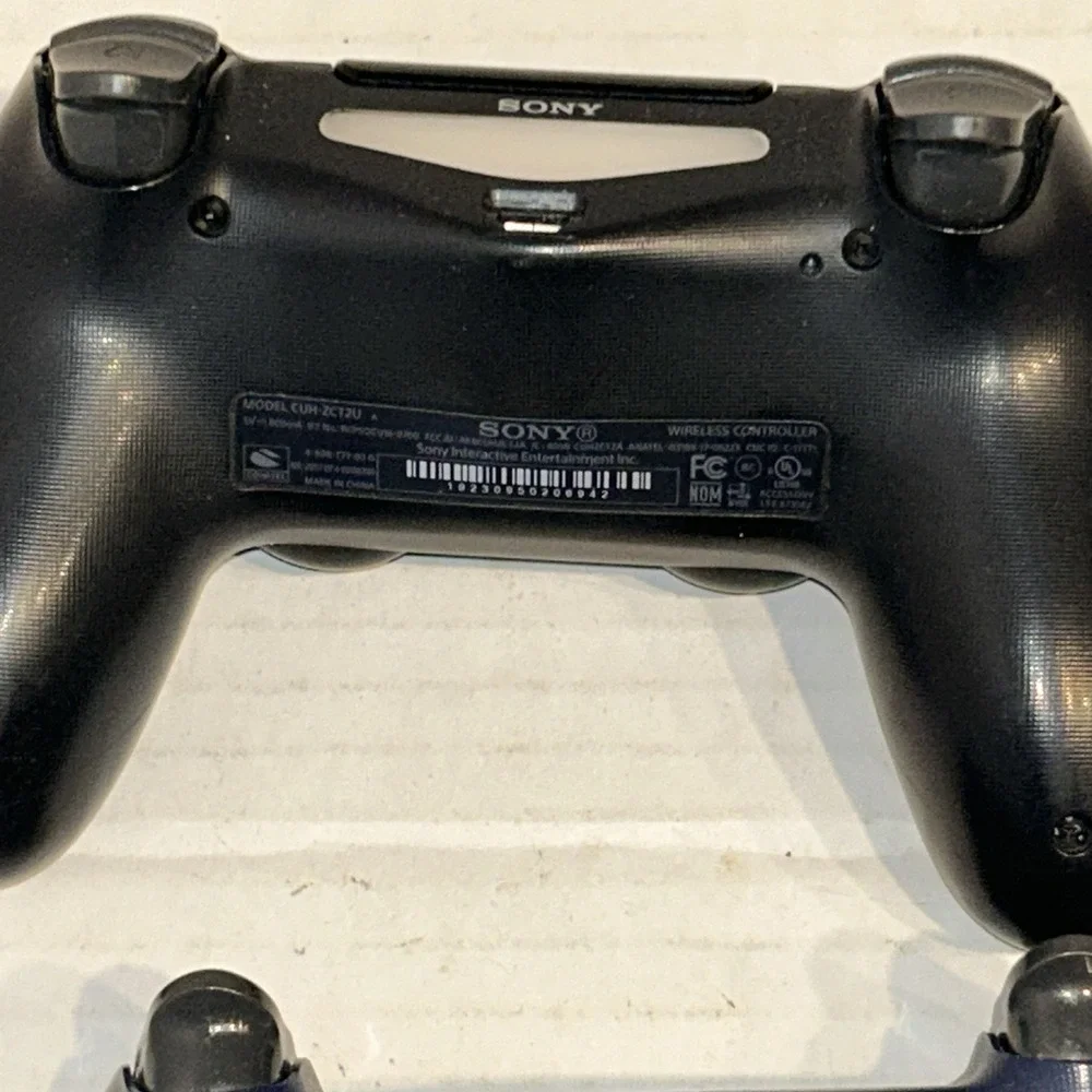 USED Sony PS4 PlayStation 4 DualShock 4 Wireless Controller - Black‎ & Blue C1